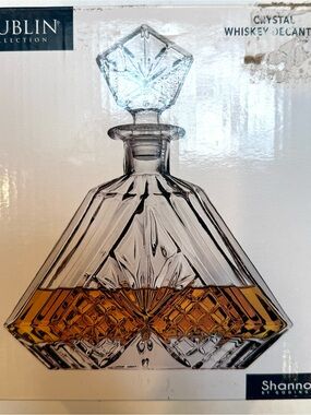 Shannon Crystal Whiskey Decanter   610 ml